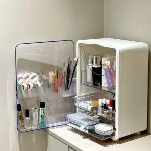 화장품정리함 케이스 미니화장대 정리함 정리 화장품수납