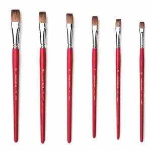 수채붓 물감 판화 모 미술붓 수채화평붓 수채화 화홍