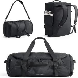 여행용 가방 스마트 4-in-1 더플 백팩 40L 짐 신발 수납공간 및 젖은 포켓이 있는 TSA 캐리백 방수 운동