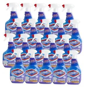 욕실청소스프레이 유한락스 욕실청소용 10개입 한박스 600ml+600ml