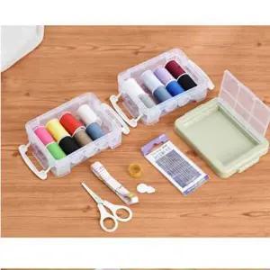 3단 반짇고리 세트 바느질 용품 실 바늘 수예 옷 수선-WD440F5