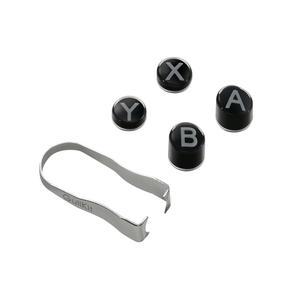 [미국배송] GULIKIT 스위치 스타일 레이아웃 ABXY 교체 버튼 ES ES PRO KK3 /KK3 PRO MAX TT MAX /TT 컨트롤러 풀러 도구 포함 (NS62-BLACK)