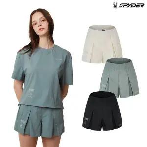 스파이더 여성 에어리 피스테 우븐 반바지 SPJMCNTR353W QYE362 GGB481