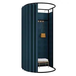 암막 간이 커텐 탈의실 업소용 의류매장 쇼핑몰 피팅룸 이동식