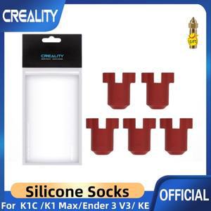 creality호환 K1/K1C/Ender 3 V3 히터 블록 핫 엔드 단열 케이스 커버 가열 용 실리콘 양말