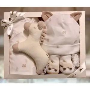 [에뜨와](광주신세계) (말띠임신출산선물)콜린저고리X모자X딸랑이X양말세트 (07T017001S3)