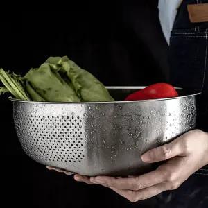 헬로제인 스텐 세척볼 쌀씻기 야채 과일