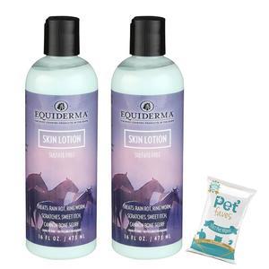 10 u2011카운트 펫 페이브스 물티슈 u2013 효과가 갈기 자극, 스킨 캐논 에퀴데르마(2팩) 진정 및 본, 딱지용 건조한 로션 꼬리 호스 순한 있는 피부