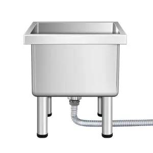 스텐 걸레 개수대 스텐싱크대 청소 세척대 마대 야외