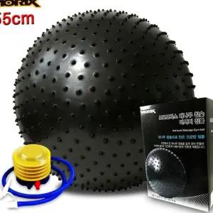 R37 대나무 참숯 마사지 짐볼 55cm 지압볼 스트레칭