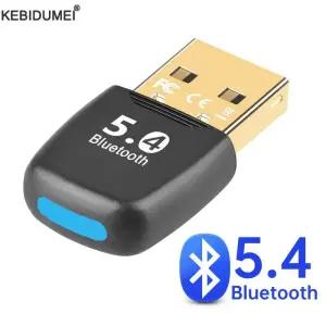 블루투스 5.4 어댑터 USB 5.3 PC 동글 무선 마우스 키보드 음악 오디오 리시버 송신기