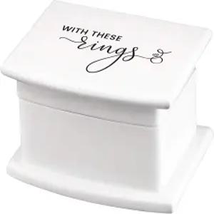 릴리안 로즈 화이트 The Wed Box 링 베개 얼터너티브 2.85x3.75x2.1 (RA520)