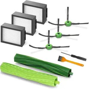 로봇 룸바 i3/i3+/i7/i7+/i4/i6/i6+/i8+/i5/i8+/E6/E7 콤보 i5 j5 시리즈？ 롤러 브러시 2개 헤파 필터 3개