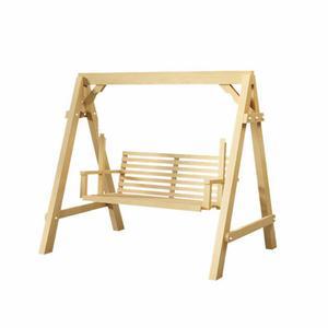 야외 원목 그네 테라스 인용 전원주택 핑크 흔들 공원 방부목