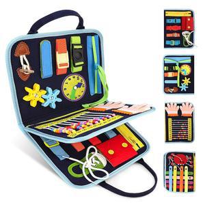 위한 JAGSYJOY 소녀를 운동 기술을 소년 여행 비행기를 보드 배우기 활동이 장난감 몬테소리 바쁜 섬세한 자동차 감각 있는