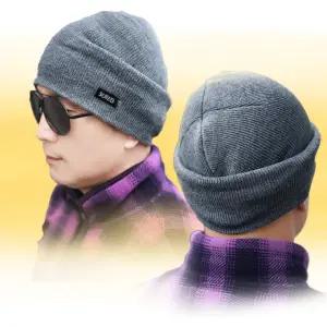 패션 간편 겨울 두겹 낚시 방한모자 고급 비니 스포츠 모자 휴대 따뜻 캡 롱 수레데스 등산 조깅 빵모자