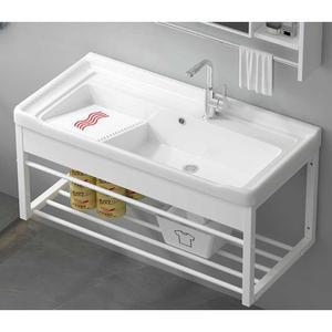 애벌빨래 싱크대 벽걸이형 세면대 개수대 세탁실 캠핑장