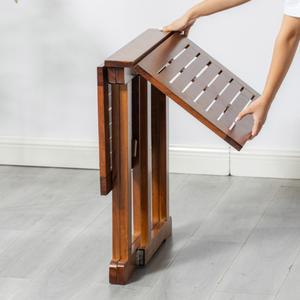 우드 버드나무 원목 테이블매트 커피 슬라이딩 미니 페인팅 폴딩 반대하다 책상