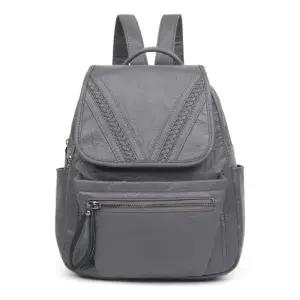 가죽느낌을 살린 캐주얼 백팩 가방(그