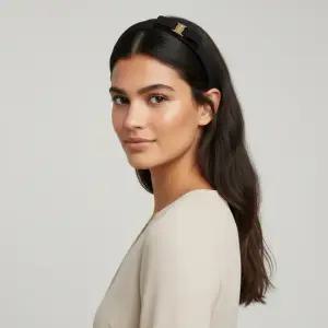 페레가모 여성 바라 헤어 밴드 블랙) 340086 430314