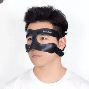 안면보호 얼굴 마스크 편직 섬유 카본 TW 투명 코뼈 축구 복면