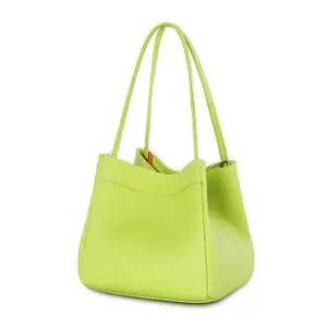 [골드스마일]가죽 여성 토트백 정장 선물 미니 가방 소 그린