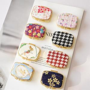 빈티지 휴대용 미니 약통 소분 케이스 약 보관 수납함 여행용