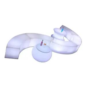 곡선 카페 특이한 가구 야외 조명 의자 조경 인테리어