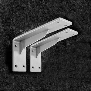 고정브라켓 1개 블랙 화이트 실버 코너 코드 삼각 브래킷 하중 지지 고정 수납 선반