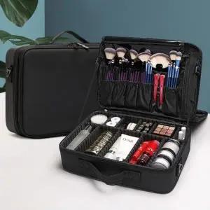 [셀러에이드]여행용 파우치 화장품 메이크업 가방 대형 박스 대용량 현장 네일
