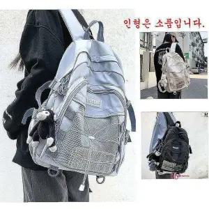 남녀 망사포켓 여행 학생가방 멀티 캐주얼 백팩 79/46 mno038