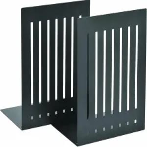 뱅크 서플라이의 스틸마스터 6인치 헤비 듀티 북엔드 스크래치 방지 마감 게이지 소재 미끄럼 패딩 베이스