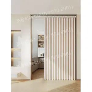 욕실 파티션 커튼도어 칸막이 가림막 커튼 접이식 공간분리 이동식 거실