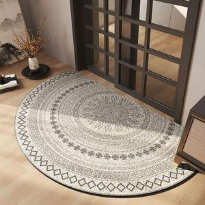 입구 현관 발판 인테리어 코일매트 반원 출입문 깔판 바닥