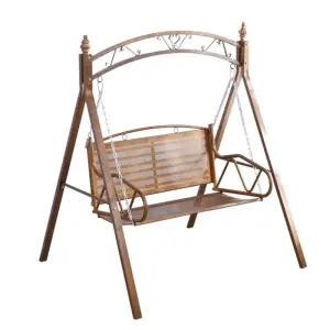 테라스흔들의자 펜션야외그네 철제접이식 정원용 스윙벤치 안뜰 발코니