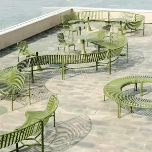 정원 벤치 야외 루프탑 공간 대기 공원 테라스 의자 정원의자 실외 소파