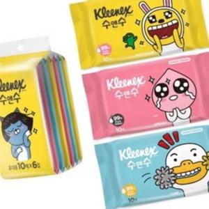 [2개구성] 크리넥스 수앤수 카카오프렌즈 10매X6입 생활용품 사무용픔 롤 각 AEWC1258F