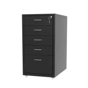 사무실 철제 서랍장 데스크 이동식 캐비닛 수납 틈새 정리함 잠금 하단