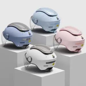 통풍에어컨오토바이헬멧 여름쿨링라이딩 안전바이크헬멧 선풍기내장형 에