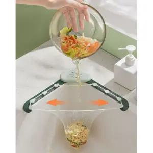 주방 싱크대 모서리 쓰레기 일회용 찌꺼기 배수 삼각형 음식 필터