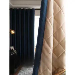 창문형방한커튼 누빔암막커튼 현관문틈막이 바람막이커튼 겨울커튼 단열