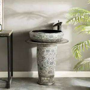 레트로세면대 야외용세면대 분지형세면대 스탠드형세면대 발코니세면대