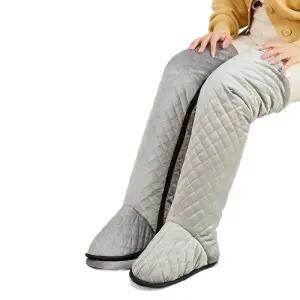 전기 다리 찜질기 무릎 종아리 관절 온열기 패드 사무실 충전식