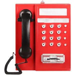 벽걸이 앤티크 공중전화 인테리어장식 전화기 빈티지 레트로 소품 전화박