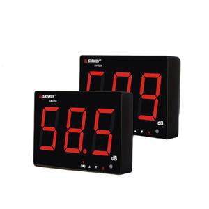 소음 측정기 디지털 데시벨 대형 센서 테스터 습도계 스크린 vm63 벽걸이 휴대용