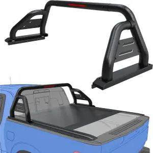 스타원 조절식 트럭 침대 스포츠 롤 바 풀사이즈 픽업 트럭에 맞는 브레이크 라이트가 장착된 체이스 랙