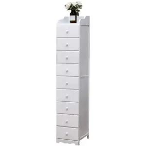 심플 이동식 사이드 침대 모던 미니 틈새 서랍장 수납장 높은