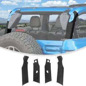 린스킵 롤 바 프로텍터 커버 2021-2024 2025 2도어 포드 브롱코 액세서리 D-필러 페인트 보호 외장