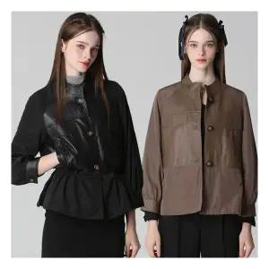 르오트 LeOT 미니멀 천연 양가죽 사파리 자켓 -사이즈 55~88까지1194043