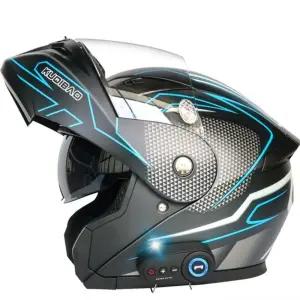 블루투스 오토바이 오프로드 듀얼 레이싱 모터 사 고글 헬멧